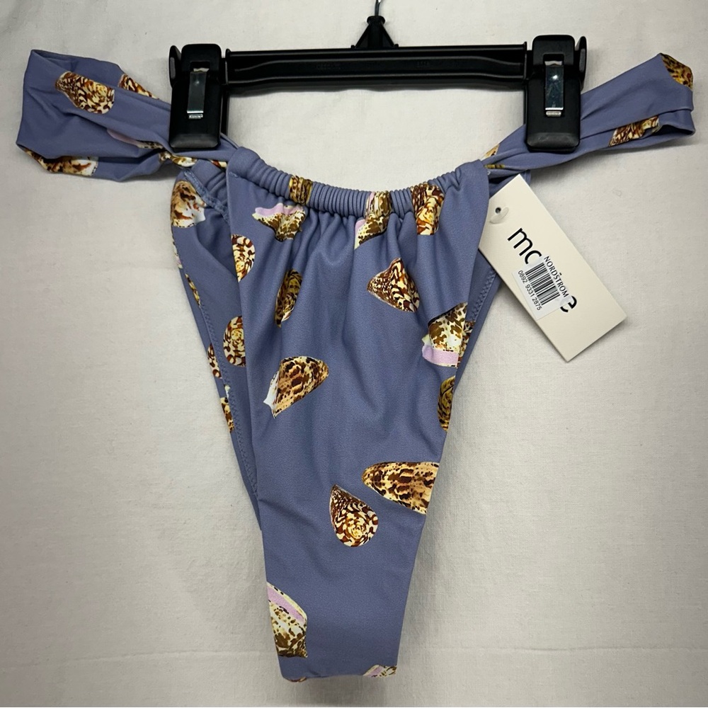 Montce Shell‎ Sandra Bikini Swimsuit Bottoms Adjustable for Coverage Size XL